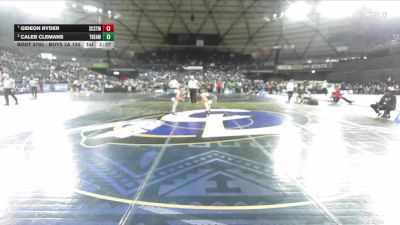 Boys 3A 120 lbs Quarterfinal - Gideon Ryder, Shorecrest vs Caleb Clemans, Todd Beamer
