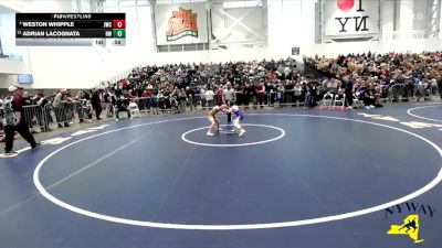 61 lbs Cons. Round 5 - Weston Whipple, Journeymen Wrestling Club vs Adrian Lacognata, HF-L Wrestling