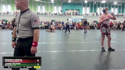 165 lbs Cons. Round 3 - Leonid Selmani, Deland High vs Federico Ortega, Wellington Warriors