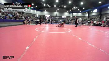 126 lbs Quarterfinal - Kaulahea Raphael Leal, Jflo Trained vs R. B. Howe, North Desoto Wrestling Academy