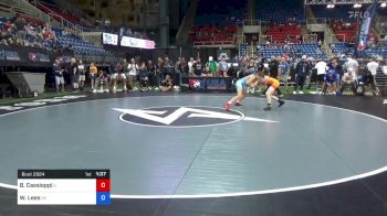 106 lbs Semis - Bruno Cassioppi, Illinois vs Wyatt Lees, Michigan