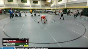 126 lbs 1st Place Match - Owen Lindstrom, Devils Lake vs Kolten Powers, Sheridan Wrestling Club