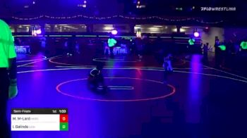 46 lbs Semifinal - Myles McGinnis-Lard, Hard Drive vs Isaias Galindo, Lions Wrestling Academy