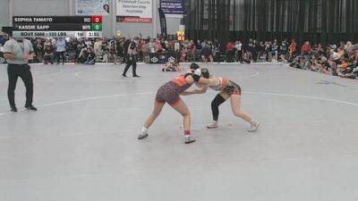 125 lbs Quarters - Kassie Sapp, Michigan Premier vs Sophia Tamayo, Vici