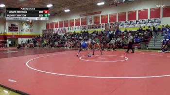 150 lbs Champ. Round 1 - Wyatt Johnson, West Delaware, Manchester vs Beckett Sexton, Benton Community