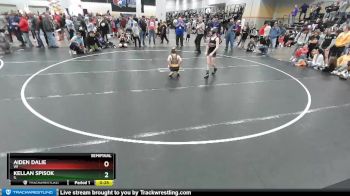 77 lbs Semifinal - Kellan Spisok, IL vs Aiden Dalie, WI