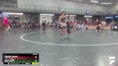 120 lbs Round 4 (6 Team) - Tommy Banas, Short Time WC vs Sean Oser, BRAWL Silver