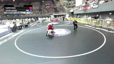 125 kg Semis - Garth Wara vs Jacob Larsen, Valley Silverbacks Wrestling Club