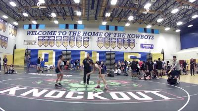 112 lbs Cons. Round 3 - Victoria Sifuentes, Gladiator WC vs Peyton Rego, Camden County Outsiders