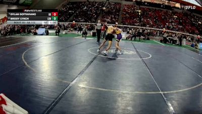 5A 113 lbs Champ. Round 1 - Dylan Dottaviano, Bishop Kelly vs Brody Lynch, Lewiston