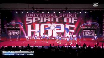 Maryland Twisters - Freeze [2026 L2 Mini Day 2] 2026 Spirit of Hope Grand Nationals