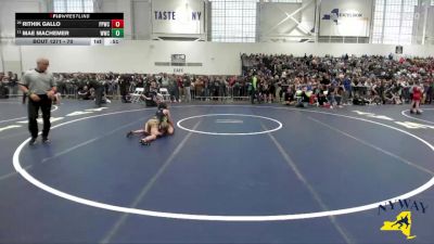 70 lbs Cons. Round 5 - Rithik Gallo, Pittsford Panthers Wrestling Club vs Mae Machemer, WRCL Wrestling Club