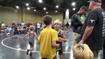 45 lbs Round 2 (6 Team) - Bennett Rowe, Tasmanian Devils vs Clark Ballay, Williamson County WC