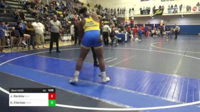 250 lbs Final - Jayden Beckley, Elite Wrestling vs Khalil Ellerbee, Central Valley