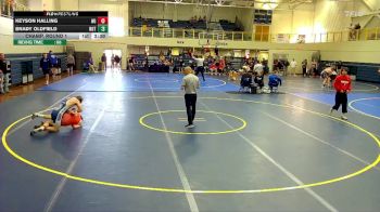 141 lbs Champ. Round 1 - Brady Oldfield, Northern Oklahoma College-Tonkawa vs Keyson Halling, Newman