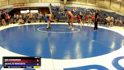 190 lbs Cons. Semi - Ben Bomberger, CA vs Nicholas Ronchetti, IL