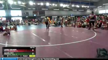 108 lbs Round 6 (8 Team) - James Sievers, Backyard Brawlers vs Quinn Ivey, Stronghold - Gold