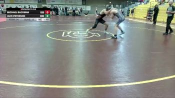 165 lbs Round 2 (6 Team) - Michael Backman, Forest Grove vs Jack Peterson, Sunset