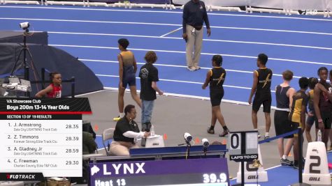 Youth Boys' 200m 13-14 Year Old Division, Finals 14