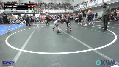 61 lbs Rr Rnd 1 - Elijah Matlock, Sallisaw Takedown Club vs Logan Ponce, Raw Wrestling Club