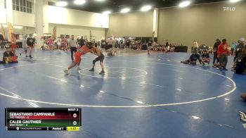 120 lbs Round 1 (6 Team) - Sebastiano Campanile, The Firemen vs Caleb Gauthier, War Ready