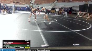 D3-120 lbs Cons. Round 2 - Isiah Favela, Desert Sunrise vs JJ Webb, American Leadership Academy Gilbert