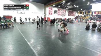 157 lbs Cons. Round 2 - Sergio Nabor, Oak Hills vs Ernesto Vital-Silvestre, Coachella Valley