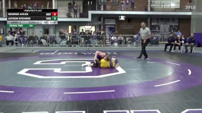 133 lbs Round 3 (4 Team) - Jayson Stevens, Cornell College vs George Ahles, Wisconsin-Stevens Point