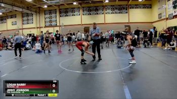 110 lbs Round 4 (10 Team) - Logan Barry, MQ Elite vs Jimmy Johnson, The Compound