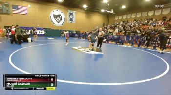 110 lbs Semifinal - Suri Bettencourt, Ernest Righetti vs Mariah Saldivar, Bullard