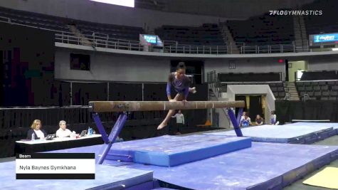 Nyla Baynes Gymkhana Gymnastics - Beam - 2022 Elevate the Stage Huntsville presented by SportsMED & Crestwood