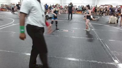 100 lbs Round 3 (4 Team) - Arianna Smith, Backyard Bullies Wrestling Club vs Paris Watts, AR-15