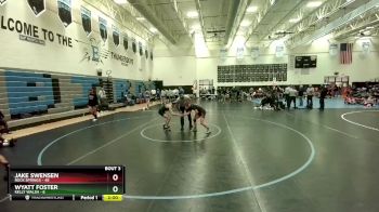 132 lbs Round 3 (3 Team) - Wyatt Foster, Kelly Walsh vs Jake Swensen, Rock Springs