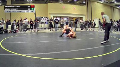 113 lbs Consi Of 4 - Jordan Duszynski, Lancer WC vs Nolan Stennett, Eastvale Elite WC