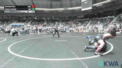 110 lbs Round Of 16 - Nathan Hall, Broken Arrow Wrestling Club vs Josiah Daniel, Bartlesville Wrestling Club