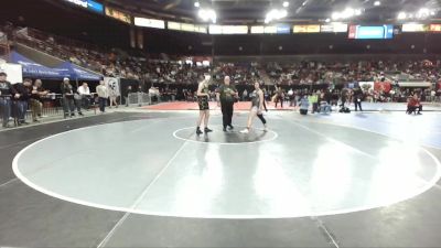 155 lbs Cons. Round 6 - Ciel Sattler, Lapwai vs Rebekah Capson, Bonneville
