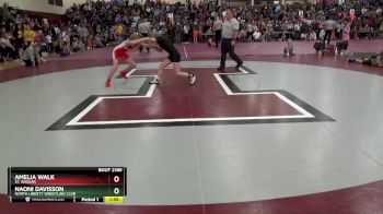 S-1 lbs Round 2 - Naoni Davisson, North Liberty Wrestling Club vs Amelia Walk, St. Ansgar