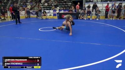 119 lbs Cons. Round 4 - Jahryzen Pagaragan, NV vs Evan Stachewicz, MI