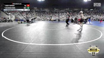 B4A-150 lbs Champ. Round 1 - Alex Vafeas, Ft. Gibson vs Jackson King, Weatherford