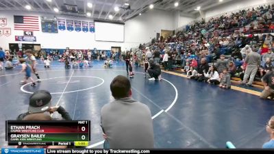 41-43 lbs Round 1 - Ethan Prach, Casper Wrestling Club vs Graysen Bailey, Camel Kids Wrestling