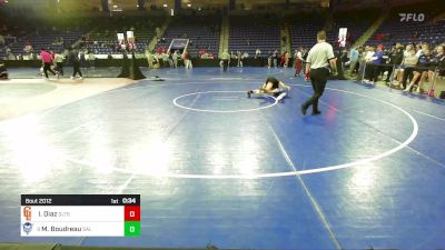 113 lbs Consi Of 16 #2 - Izick Diaz, Greater Lawrence vs Maddox Boudreau, Salem, NH