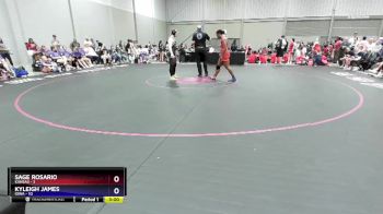 155 lbs Semis & 3rd Wb (16 Team) - Sage Rosario, Kansas vs Kyleigh James, Iowa