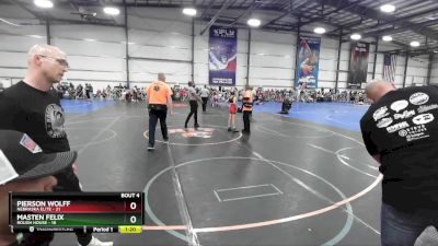 76 lbs Rd# 2 10:30am Friday - Pierson Wolff, Nebraska Elite vs Masten Felix, Rough House