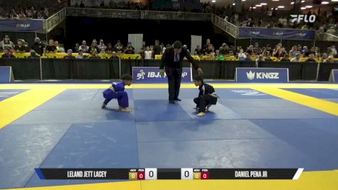 Leland Jett Lacey vs Daniel Pena Jr 2026 Pan Kids Jiu-Jitsu IBJJF Championship