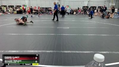 76 lbs Semis (4 Team) - Parker Clancy, Seagull WC vs Richard Triplett, Team Germantown