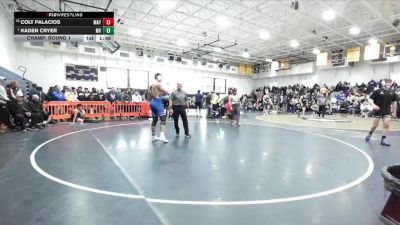 215 lbs Champ. Round 1 - Kaden Cryer, Moreno Valley vs Colt Palacios, Mayfair