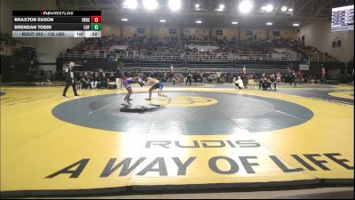 132 lbs Consi Of 16 #1 - Braxton Eason, Father Ryan vs Brendan Tobin, Loyola Blakefield