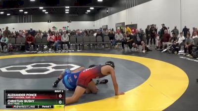 112 lbs Quarterfinals (8 Team) - Alexander Ponce, Legacy National Team vs Christian Bushy, Beast Mode
