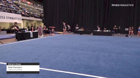 Nola Flanders - Women's Group, Legacy Gymnastics - 2021 Women's Xcel Region 4 Championships
