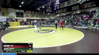 138 lbs Champ. Round 2 - Dominic Lee, Great Oak vs Boden White, Pueblo County